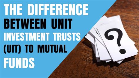 fixed trust vs unit trust